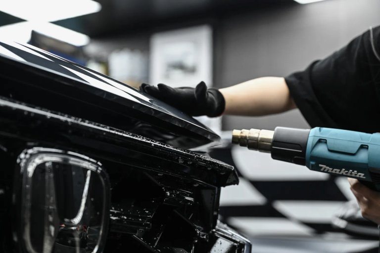 犀牛皮 PPF 包膜施工完工，Honda CR-V 全車隱形保護——誠美車體美容台北內湖